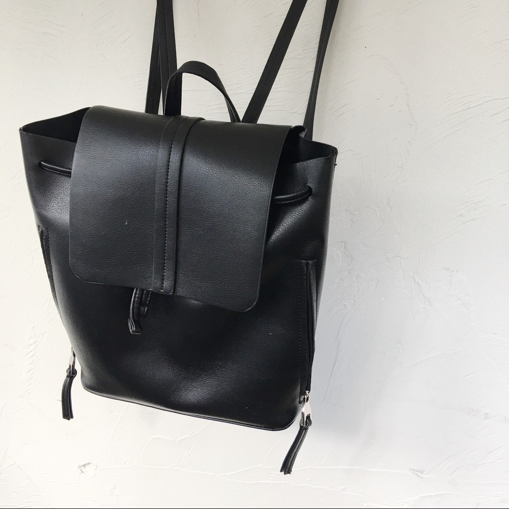 ZARA Leather Backpack