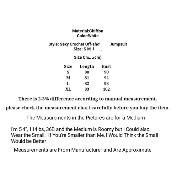 NEW🔴1 XL LEFT🔴WHITE LACEY CHIFFON ROMPER/CLBWR - Picture 7 of 8