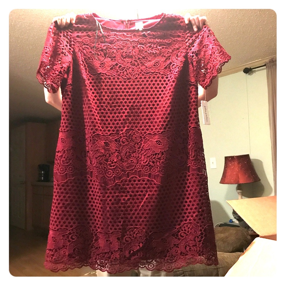 NWT Julia Jordan Plus Size Wine Dress