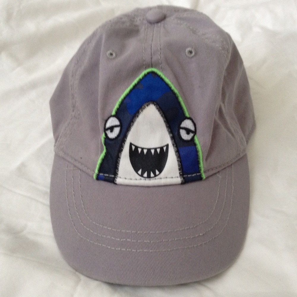 PLACE EST. 1989 Shark Baseball Cap, L/G 2-4 years