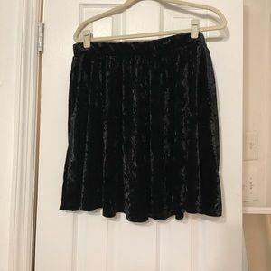 Velvet Skater Skirt