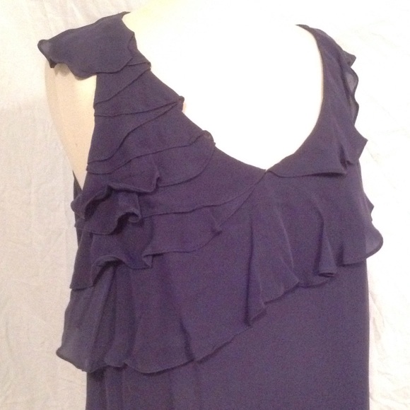BR Ruffled Tank - Navy - Picture 2 of 5