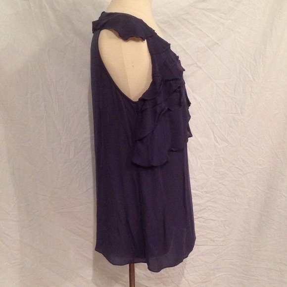 BR Ruffled Tank - Navy - Picture 5 of 5