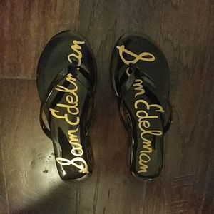 Brand New Black Sam Edelman Flip Flops