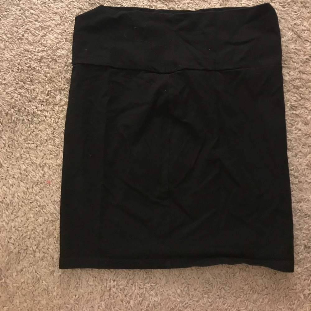 Black body-con Charlotte Russe Skirt