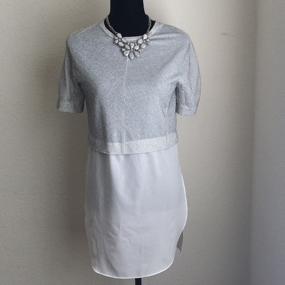 Zara B&W•Sz. S•Black&White Stripe•Tunic