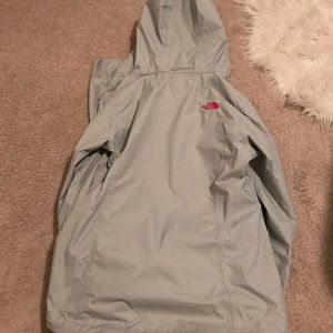 Pink/Gray north face