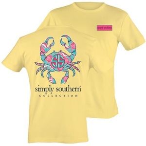 Simply southern T Shirt with Crab Print