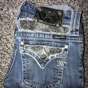 ♡ Buckle 'MISS ME' BOOTCUT JEANS (Reduced)