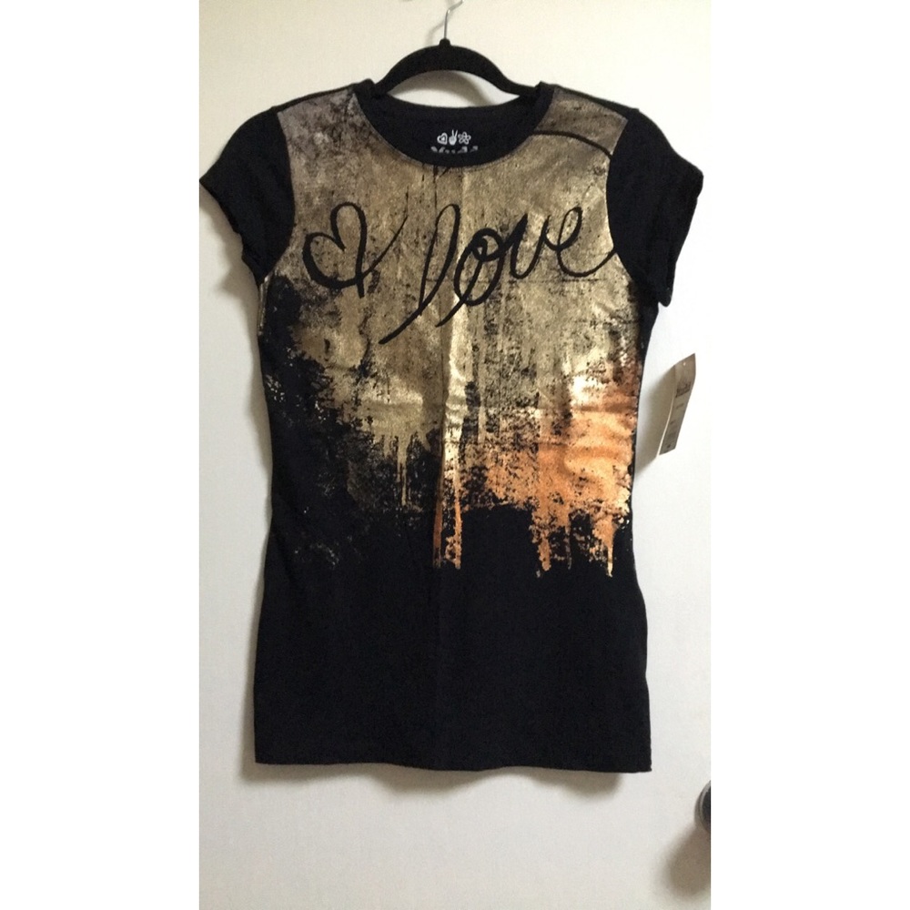 New Black MUDD Love T-Shirt