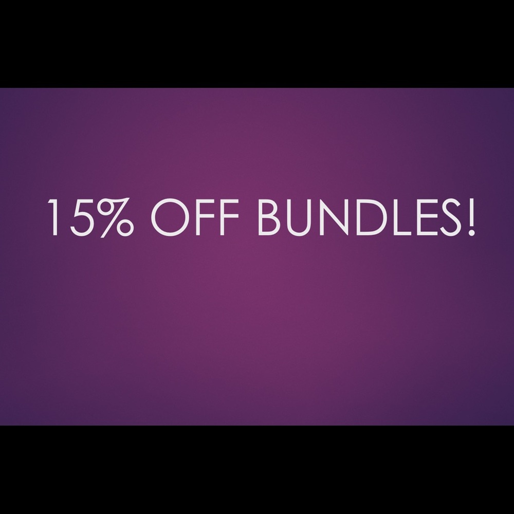 ~15% OFF BUNDLES~
