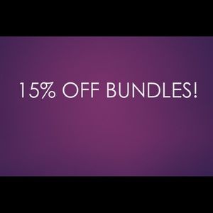 ~15% OFF BUNDLES~