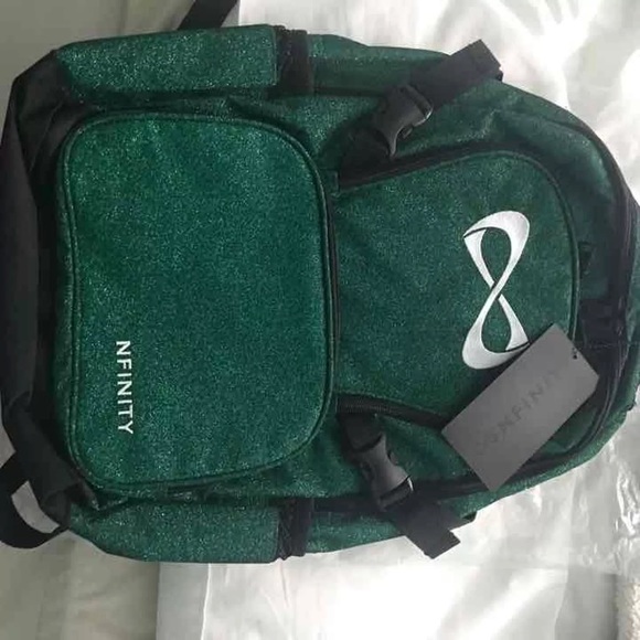SOLD❌❌❌Green Sparkly Nfinity Backpack! - Picture 2 of 3