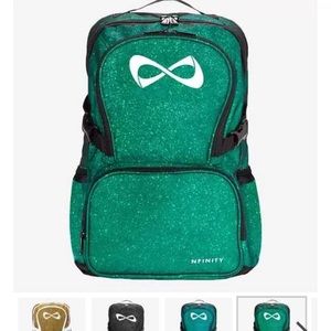 SOLD❌❌❌Green Sparkly Nfinity Backpack!