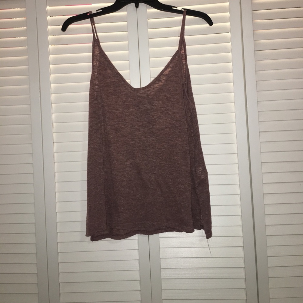Purple tank top