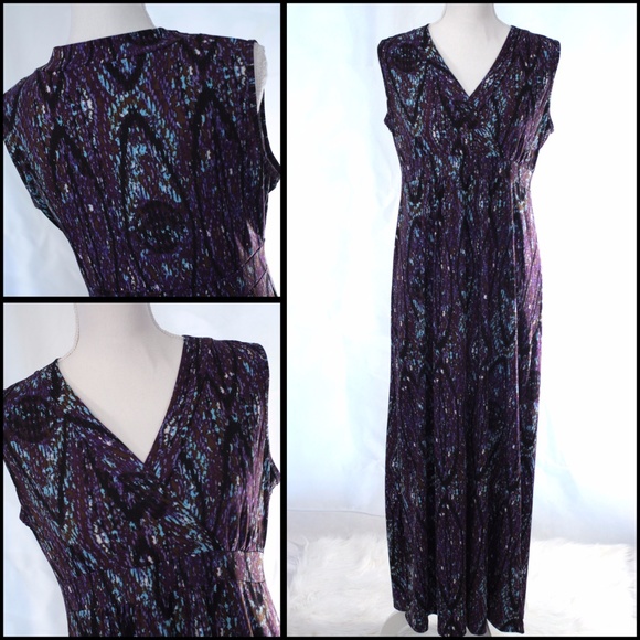 Susan Lawrence Dresses & Skirts - Susan Lawrence Petites Maxi Dress Purple Large