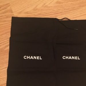 Chanel shoes dust bag set of 2-NWOT