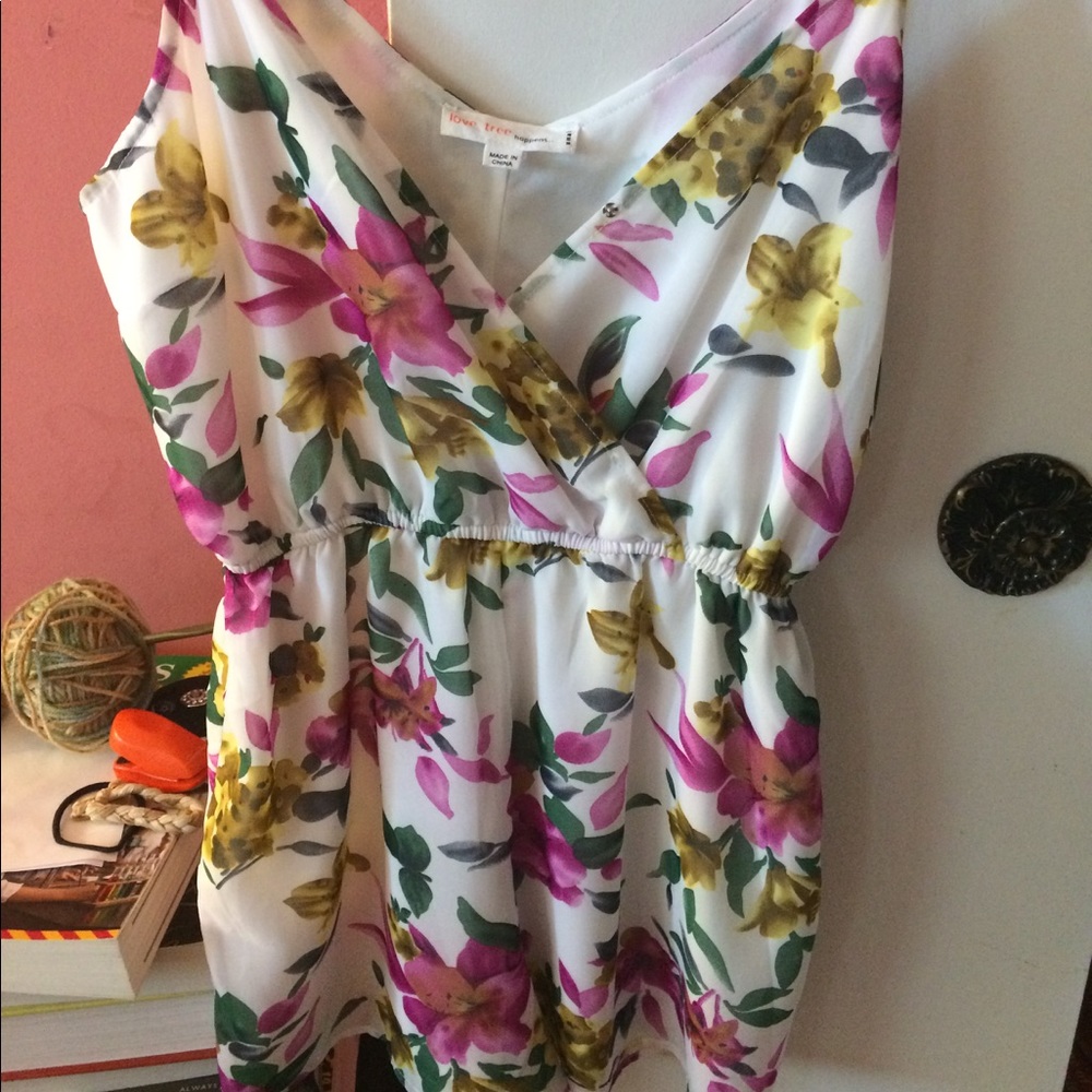 Light Floral Romper