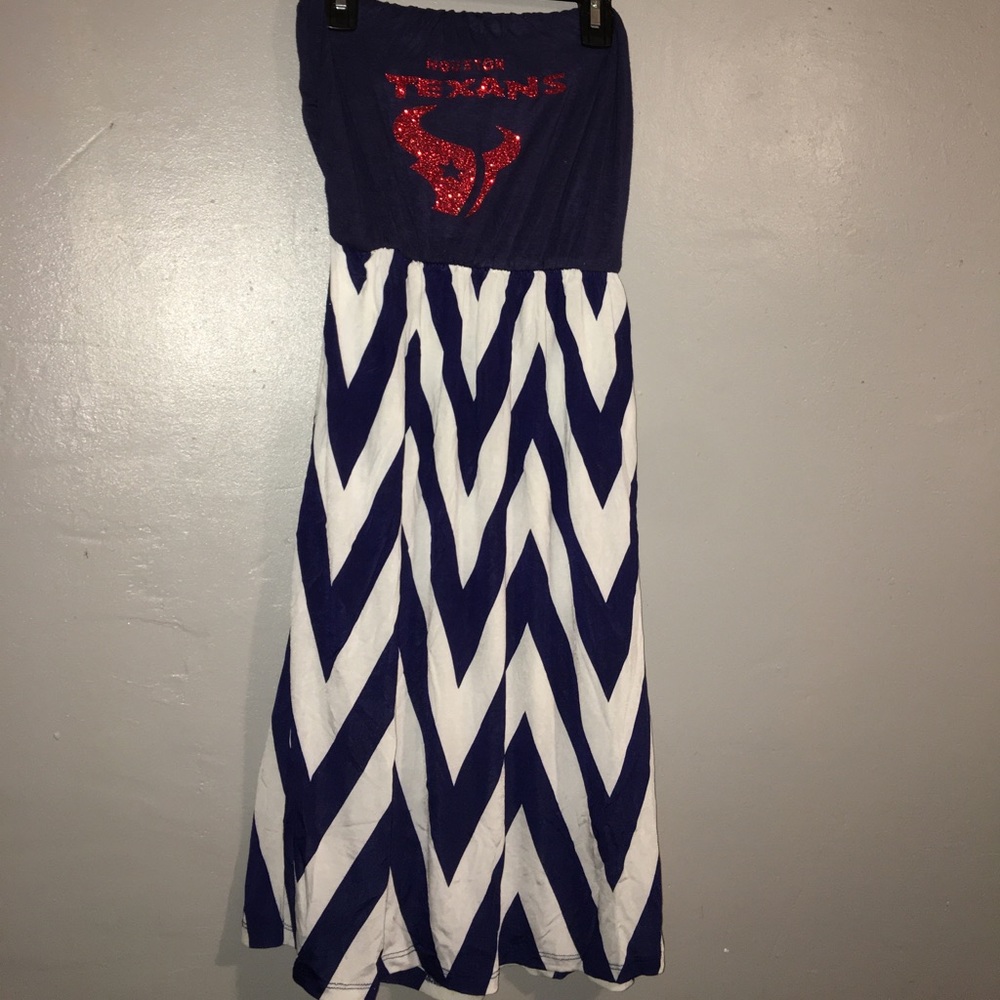 Texans chevron dress
