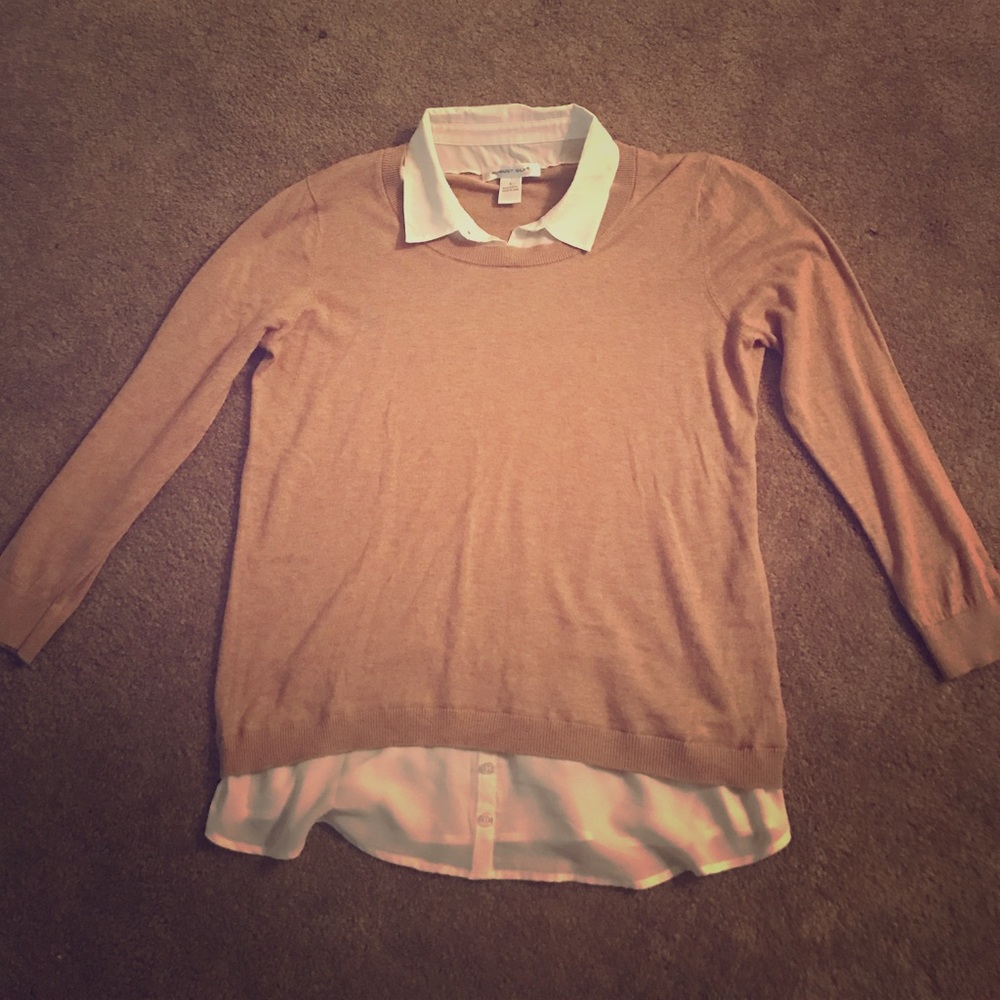 Light collared sweater