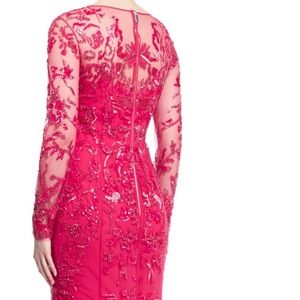 Zuhair Murad floral beaded tulle gown
