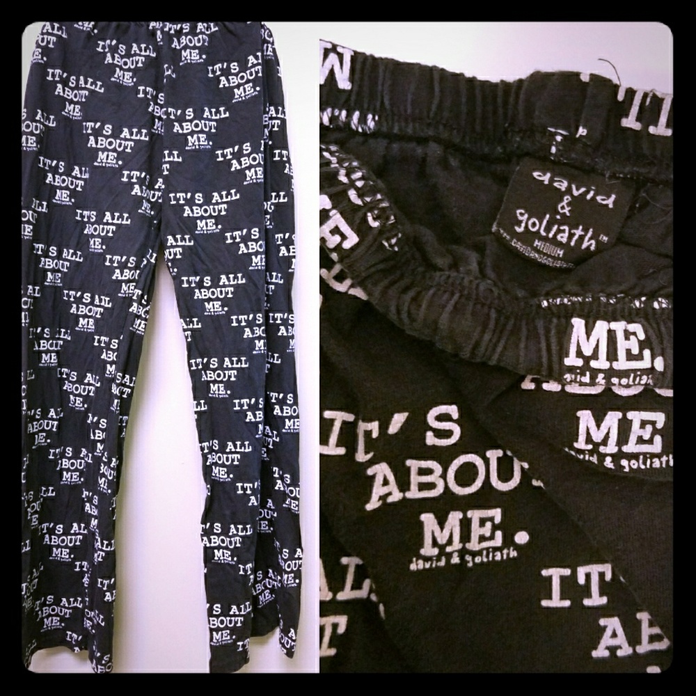 David & Goliath PJ Pants