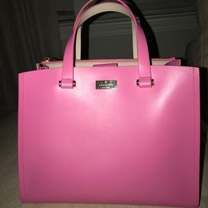 Hot Pink Kate Spade Tote with strap