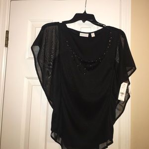 NWT semi-sheer shirt