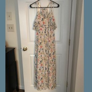 Lauren Conrad floral maxi dress