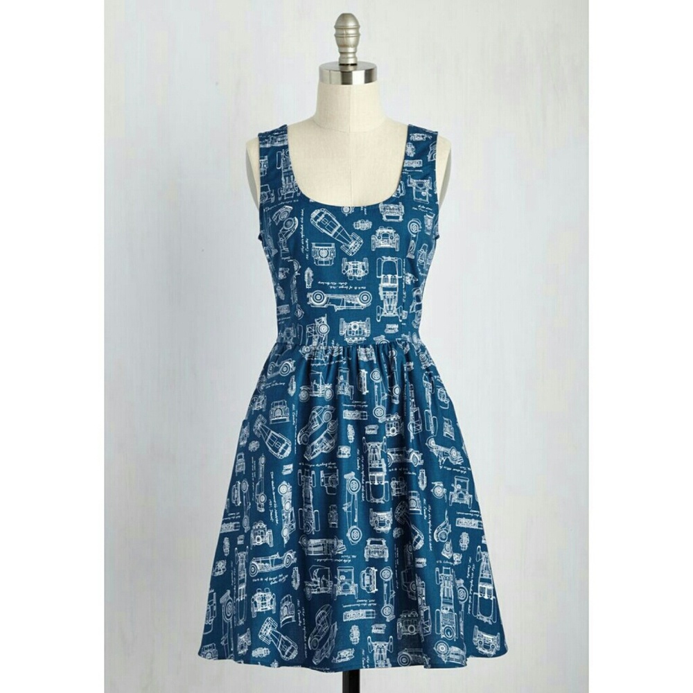 ModCloth: Isn't It Grand Prix Dress