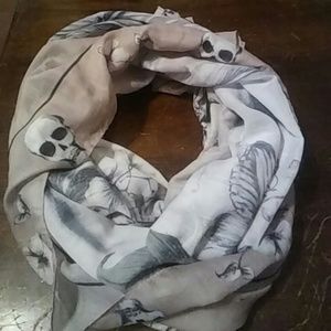 Skull Scarf/Wrap