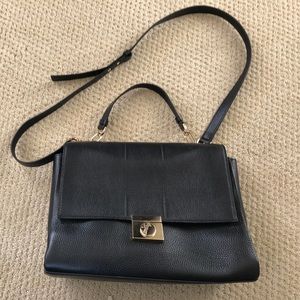 Versace Colllection black shoulder bag Authentic