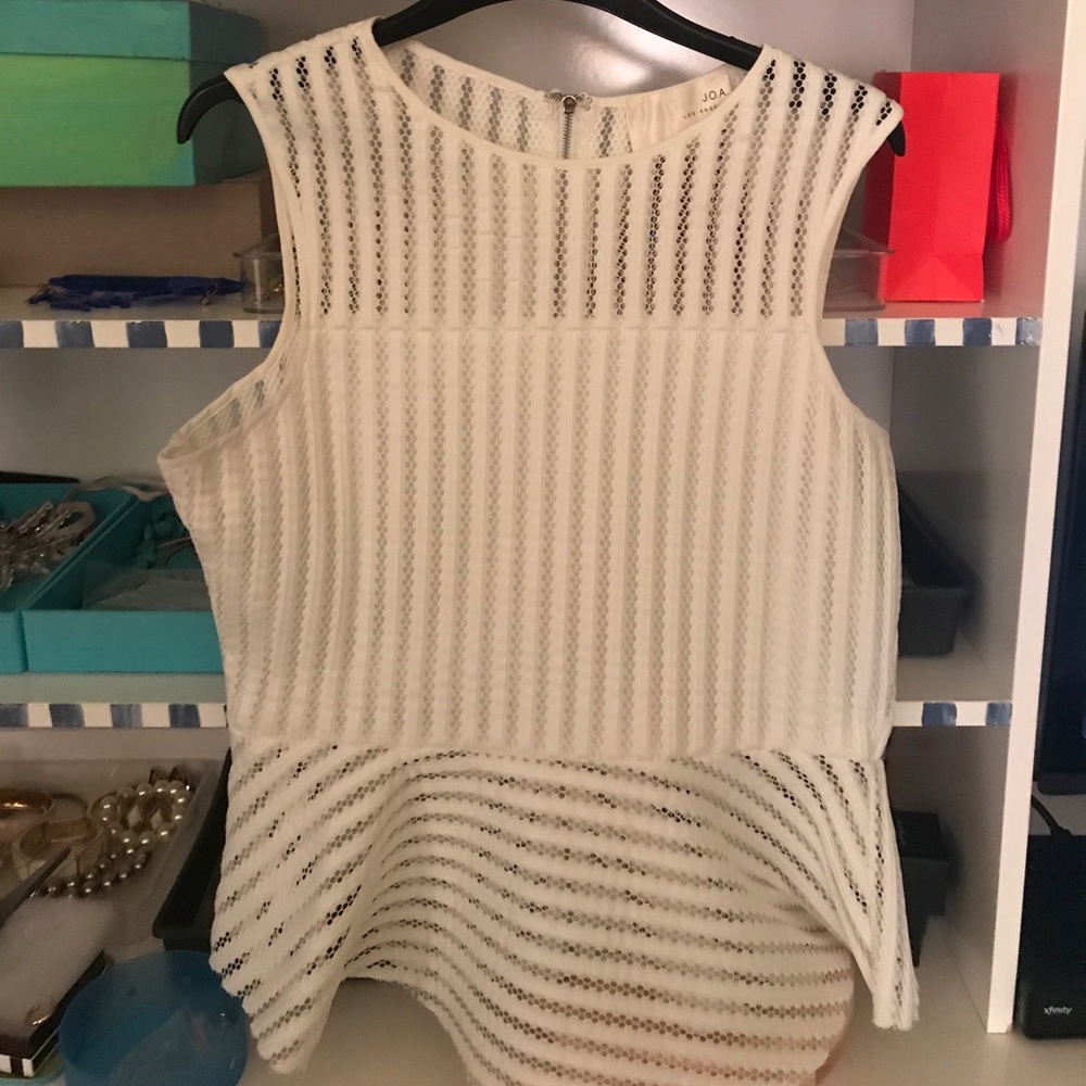 Adorable Top Shop peplum top