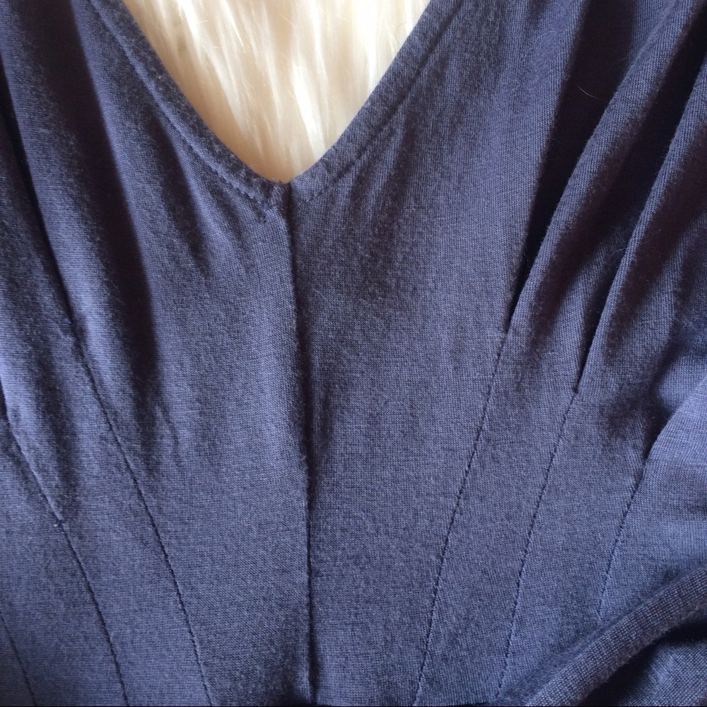 SOLD Free People Slate Blue Jersey Dress - Picture 5 of 7