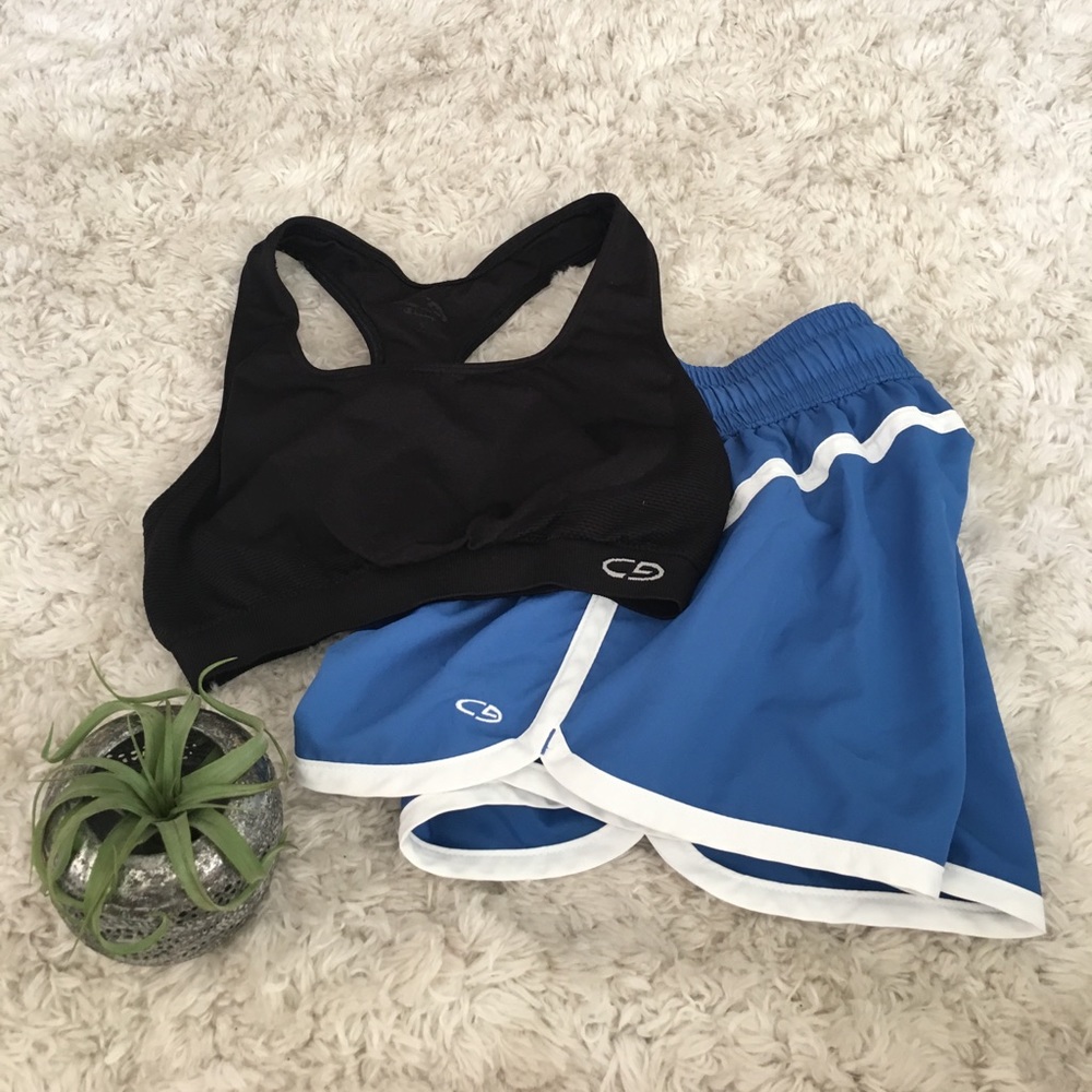 Shorts and Sports Bra Set
