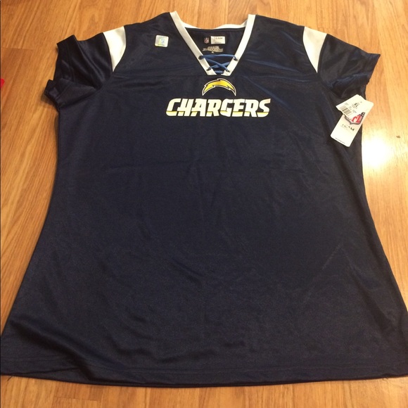 NFL Tops - NFL Chargers Women's Jersey XL NWT