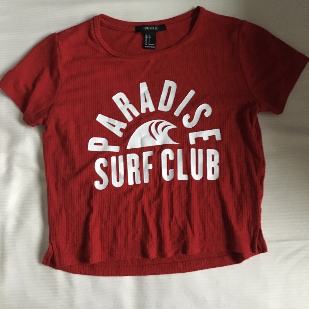 Surf club crop top