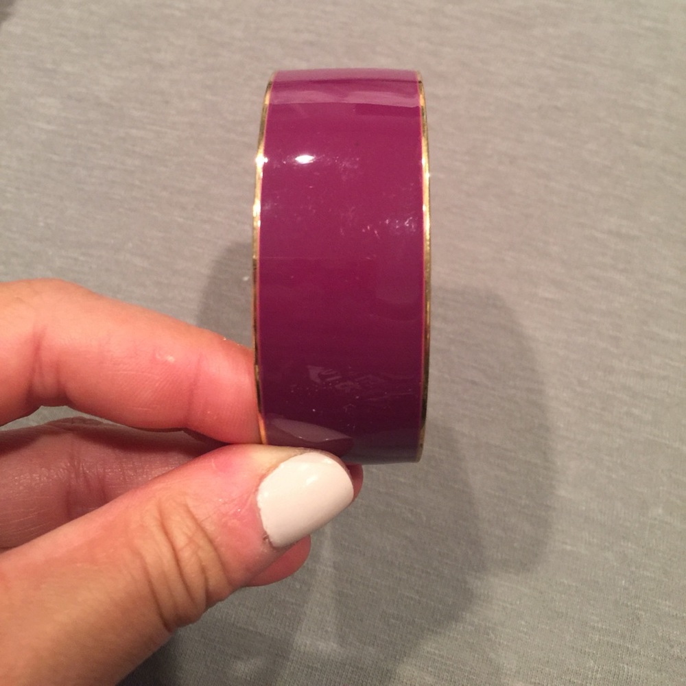 J.Crew purple and gold bracelet