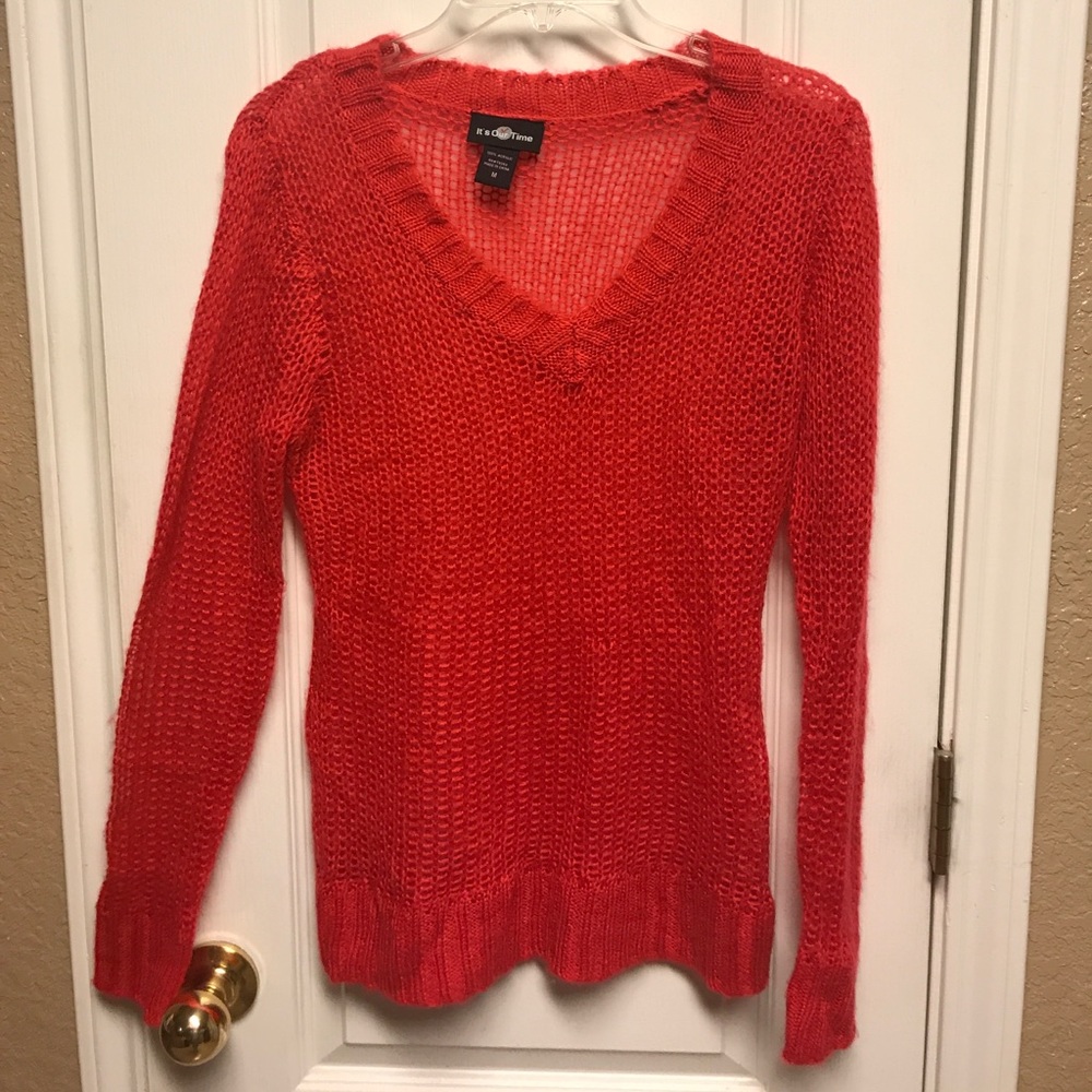 Red sweater