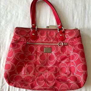 Coach Poppy Red Purse