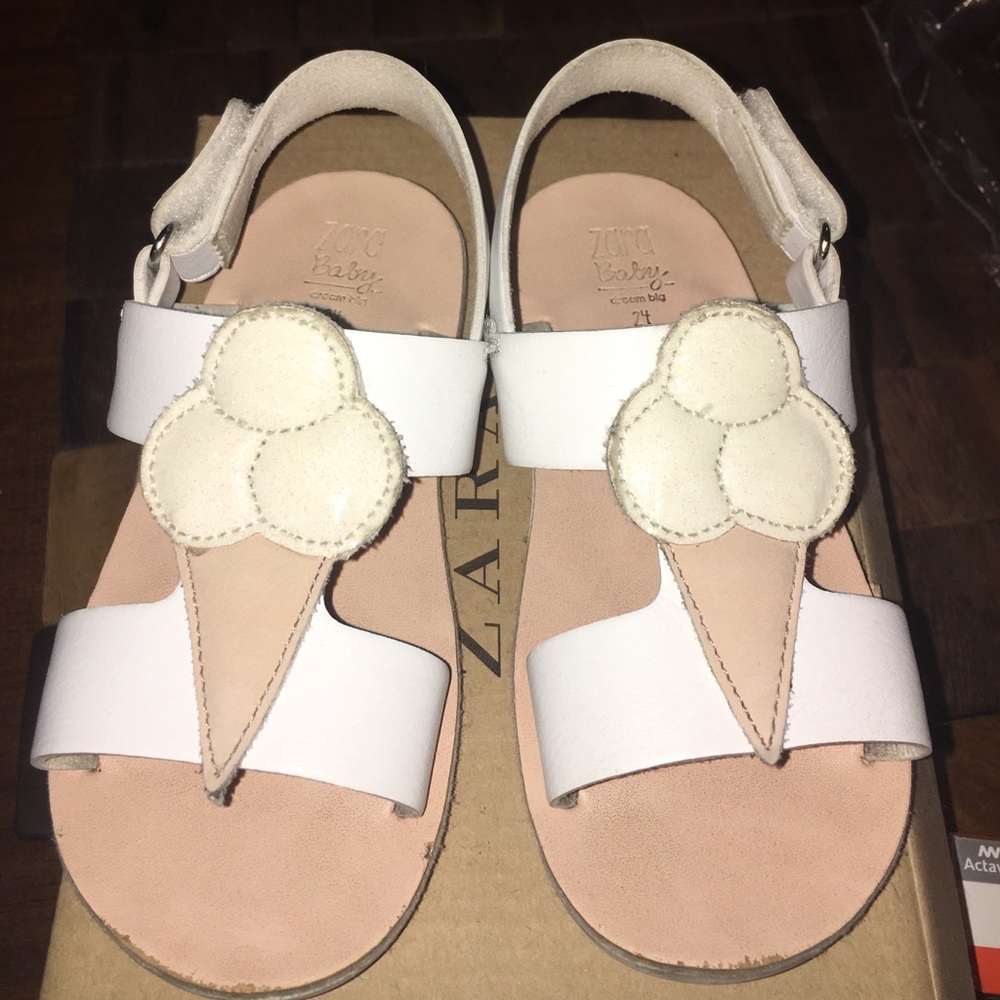 Zara ice cream sandals