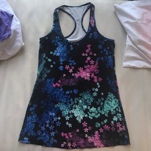 Lululemon cool racerback ltd edition floral print