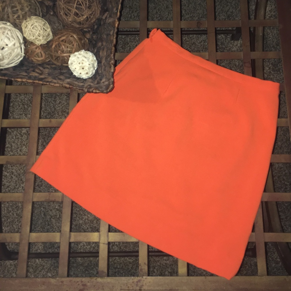 Victoria Beckham x Target Orange Twill Skirt - Picture 3 of 3