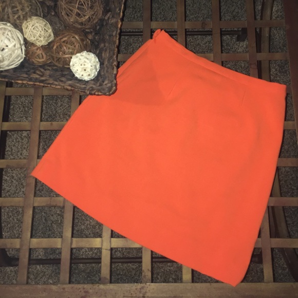 Victoria Beckham x Target Orange Twill Skirt - Picture 3 of 3