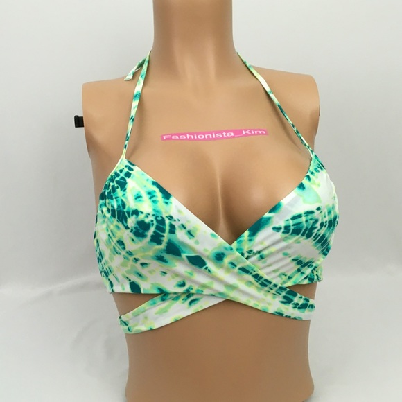 ✔️ Victoria's Secret wrap halter swim top - Picture 1 of 6