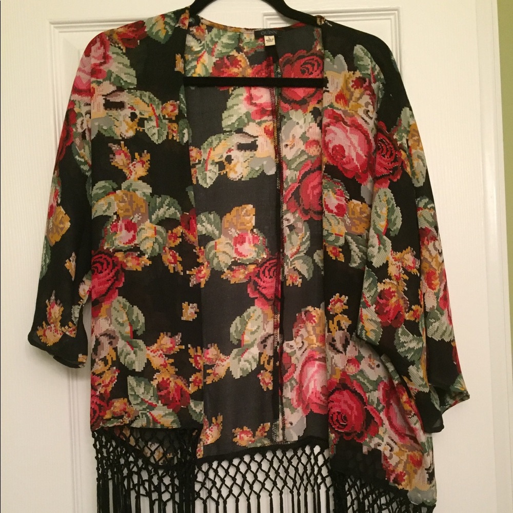 Floral kimono
