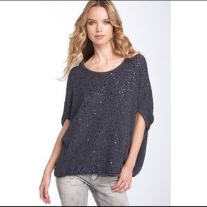 Free People sequin dolman sweater