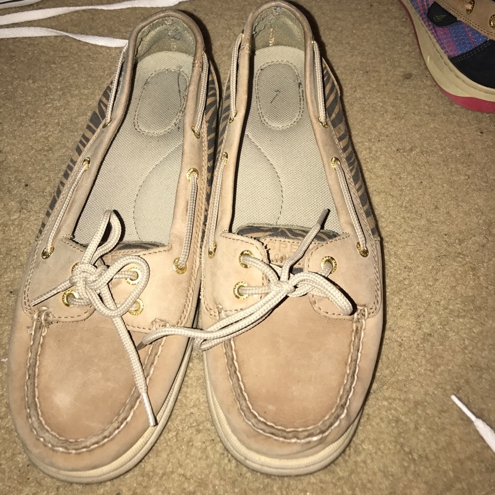 Zebra print Sperry Top-Sider