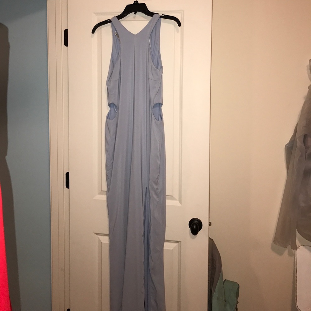 Light blue celebrity dress
