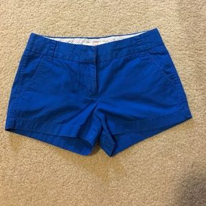 J crew blue chino shorts